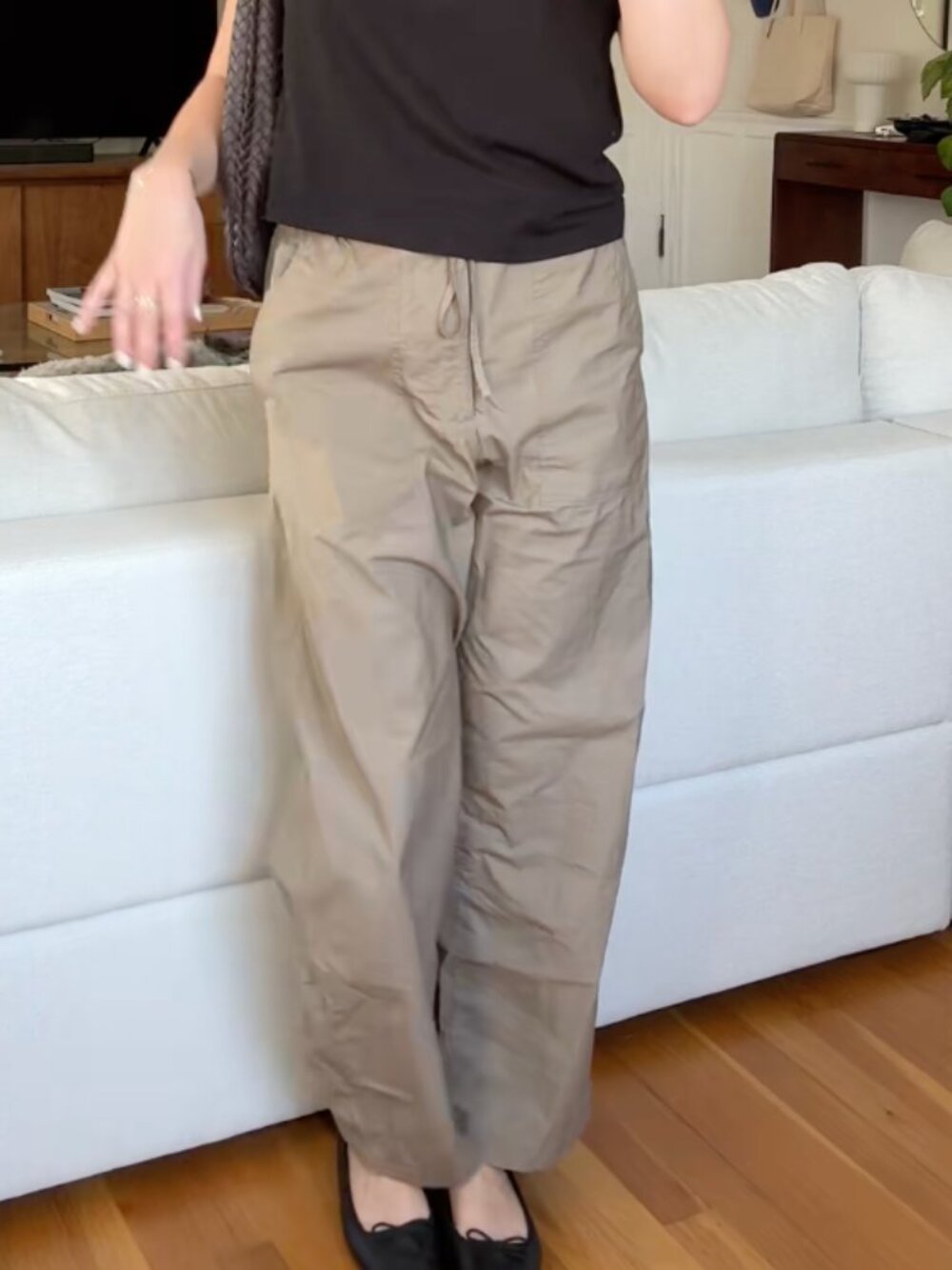 Buck Mason Parachute Poplin Pants, size small